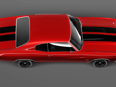 Chevrolet Chevelle SS 1971 3D Model