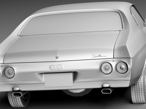 Chevrolet Chevelle SS 1971 3D Model