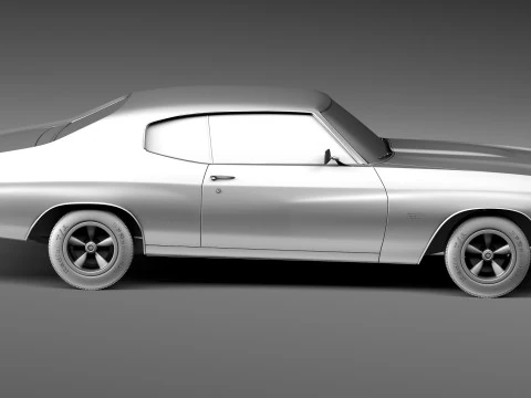 Chevrolet Chevelle SS 1971 3D Model