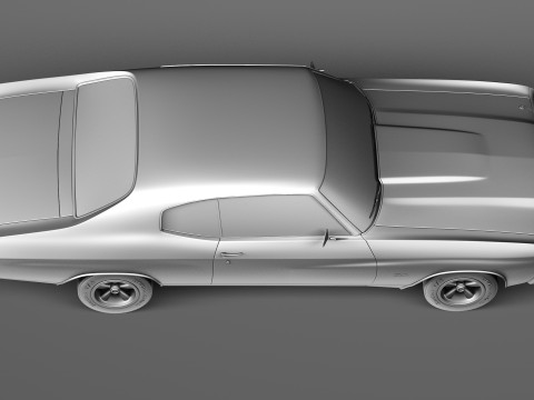 Chevrolet Chevelle SS 1971 3D Model