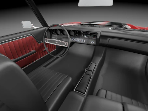 Chevrolet Chevelle SS 1971 3D Model