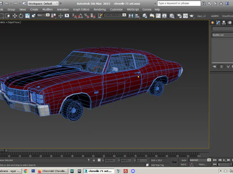 Chevrolet Chevelle SS 1971 3D Model