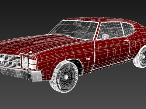 Chevrolet Chevelle SS 1971 3D Model