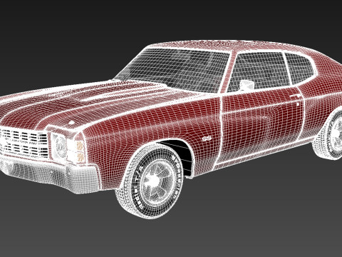 Chevrolet Chevelle SS 1971 3D Model