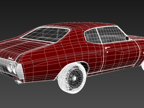 Chevrolet Chevelle SS 1971 3D Model