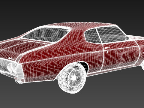 Chevrolet Chevelle SS 1971 3D Model