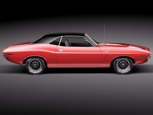 Dodge Challenger 1972 Model 3D