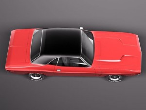 Dodge Challenger 1972 Model 3D