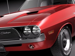 Dodge Challenger 1972 Model 3D
