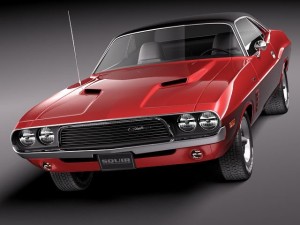 Dodge Challenger 1972 Model 3D