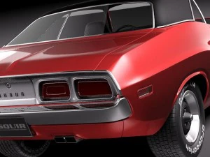 Dodge Challenger 1972 3D Model