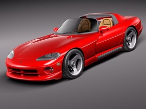 Dodge Viper RT-10 1992-2002 3D Модель