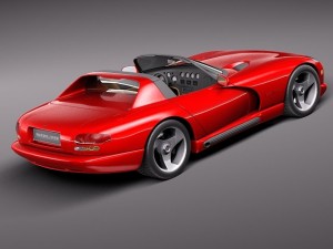 Dodge Viper RT-10 1992-2002 3D 모델