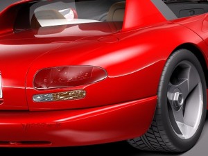 Dodge Viper RT-10 1992-2002 3D 모델