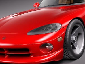 Dodge Viper RT-10 1992-2002 3D 모델