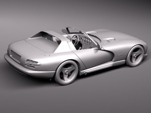 Dodge Viper RT-10 1992-2002 3D 모델