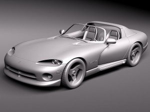 Dodge Viper RT-10 1992-2002 3D 모델