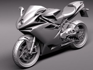 MV Agusta F4 2010 3D Model