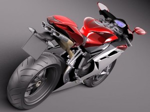 MV Agusta F4 2010 3D Model