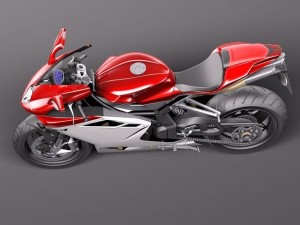 MV Agusta F4 2010 3D Model