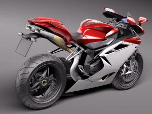 MV Agusta F4 2010 3D Model