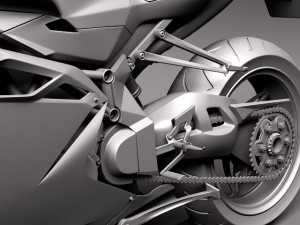 MV Agusta F4 2010 3D Model
