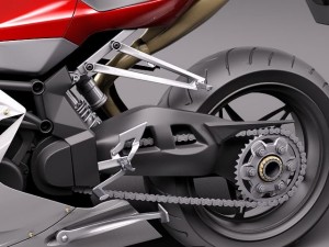 MV Agusta F4 2010 3D Model