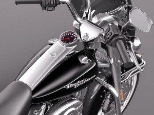 Harley Davidson Road King Classic Police 2011 Modello 3D