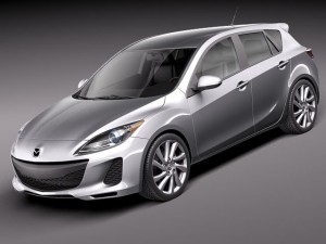 Mazda 3 5-door Hatchback 2012 3D Model