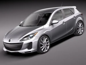 Mazda 3 Hatchback de 5 portas 2012 Modelo 3D
