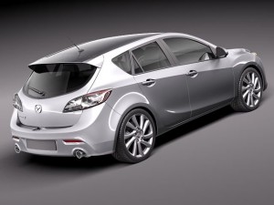 Mazda 3 5-door Hatchback 2012 3D Model