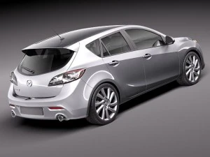 Mazda 3 5-door Hatchback 2012 3D Model
