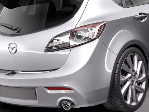 Mazda 3 5-door Hatchback 2012 3D Model