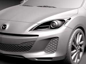 Mazda 3 5-door Hatchback 2012 3D Model