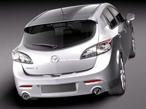 Mazda 3 5-door Hatchback 2012 3D Model