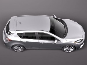 Mazda 3 5-door Hatchback 2012 3D Model