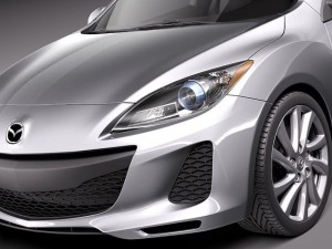 Mazda 3 5-door Hatchback 2012 3D Model