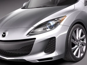 Mazda 3 5-door Hatchback 2012 3D Model
