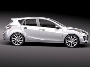 Mazda 3 5-door Hatchback 2012 3D Model
