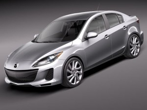Mazda 3 Sedan 2012 3D 모델