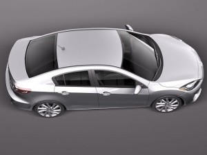 Mazda 3 Sedan 2012 Model 3D