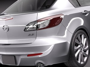 Mazda 3 Sedan 2012 Model 3D