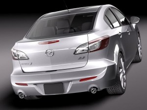 Mazda 3 Sedan 2012 Model 3D