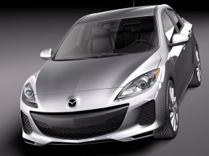 Mazda 3 Sedan 2012 Model 3D