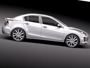 Mazda 3 Sedan 2012 Model 3D