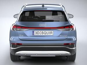 Audi Q4 E-tron S-line 2022 Model 3D