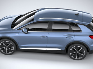 Audi Q4 E-tron S-line 2022 Model 3D