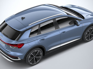 Audi Q4 E-tron S-line 2022 Model 3D