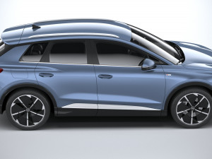 Audi Q4 E-tron S-line 2022 Model 3D