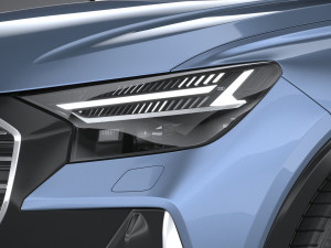 Audi Q4 E-tron S-line 2022 Model 3D
